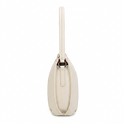 Sola Leather Shoulder Bag - Beige