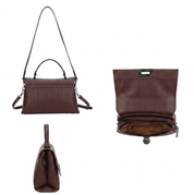 Willow Top Handle Bag - Merlot