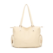 Vicky Soft Tote Bag - Beige