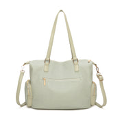 Vicky Soft Tote Bag - Sage Green