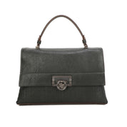 Willow Top Handle Bag - Dark Green