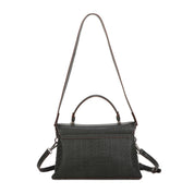 Willow Top Handle Bag - Dark Green