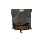 Willow Top Handle Bag - Dark Green