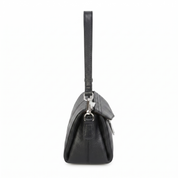Anna Leather Crossbody Bag - Black