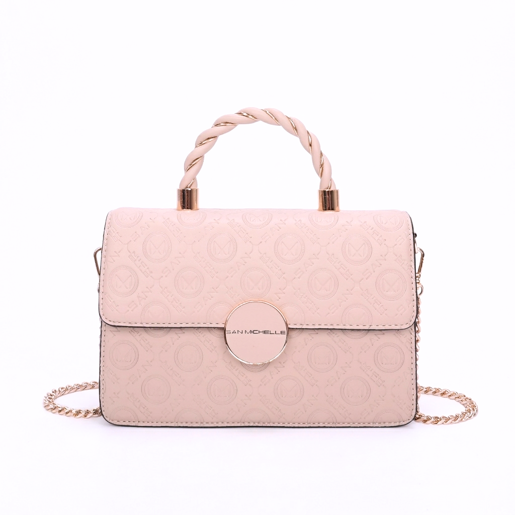Bianca Top Handle Bag - Light Pink