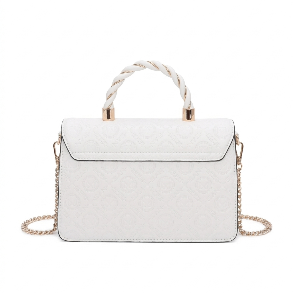 Bianca Top Handle Bag - White