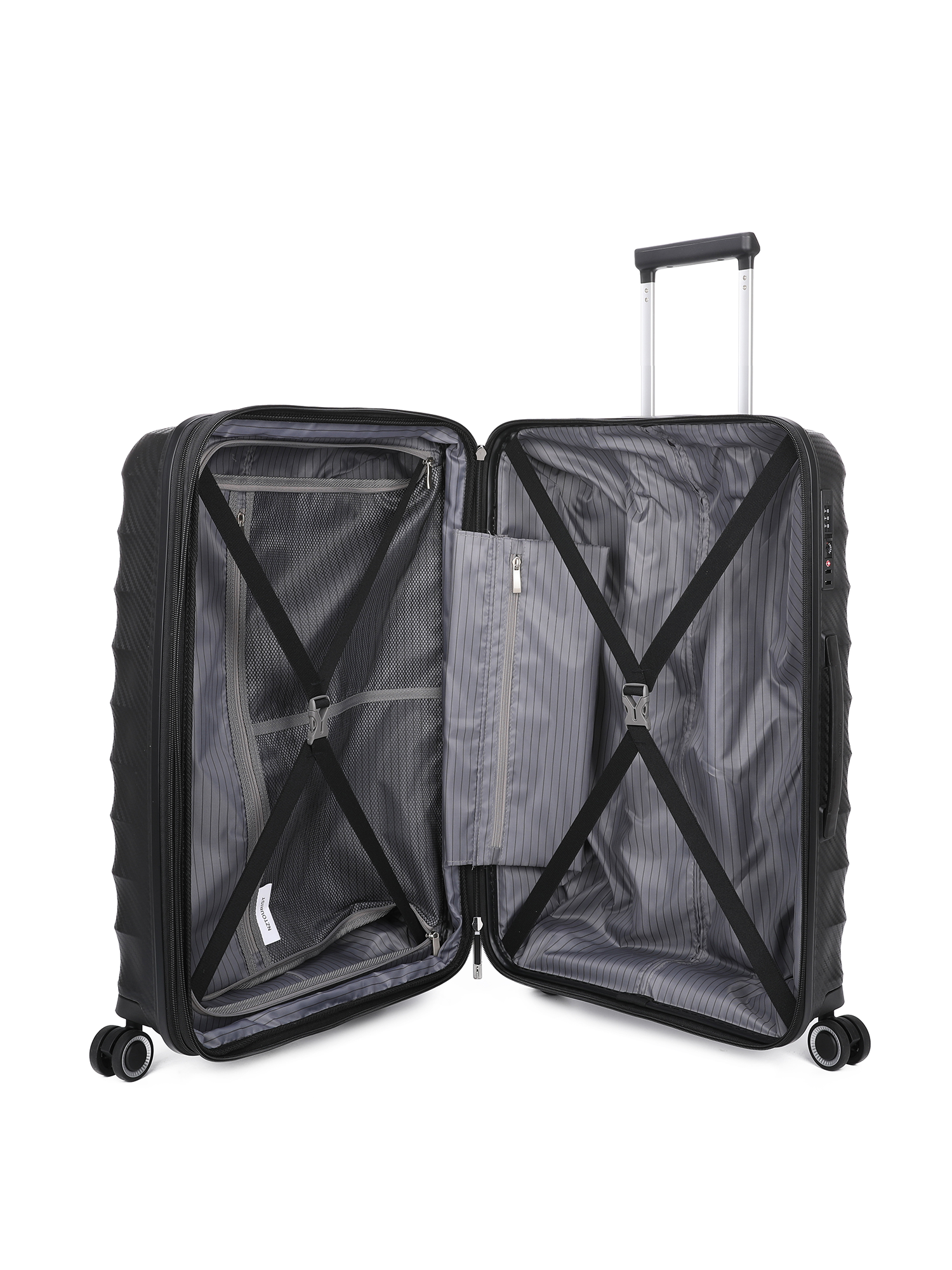 NZTourist Pro Traveller 75cm Suitcase - Black