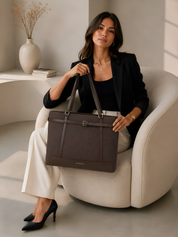 Alessia Tote Bag - Brown