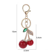 Glossy Cherry Bag Charm