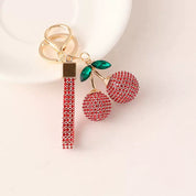Glitzy Berry Bag Charm