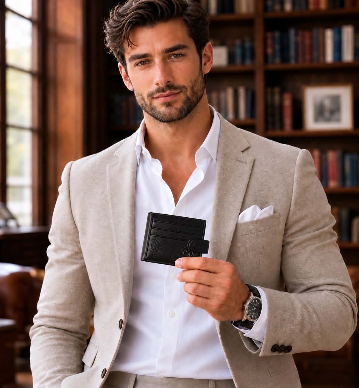 Weston Leather Wallet - Black