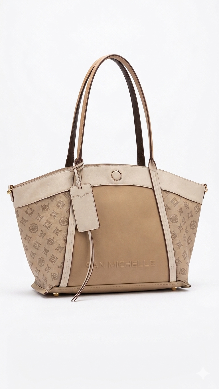 Chelsea Reversible Tote Bag - Beige