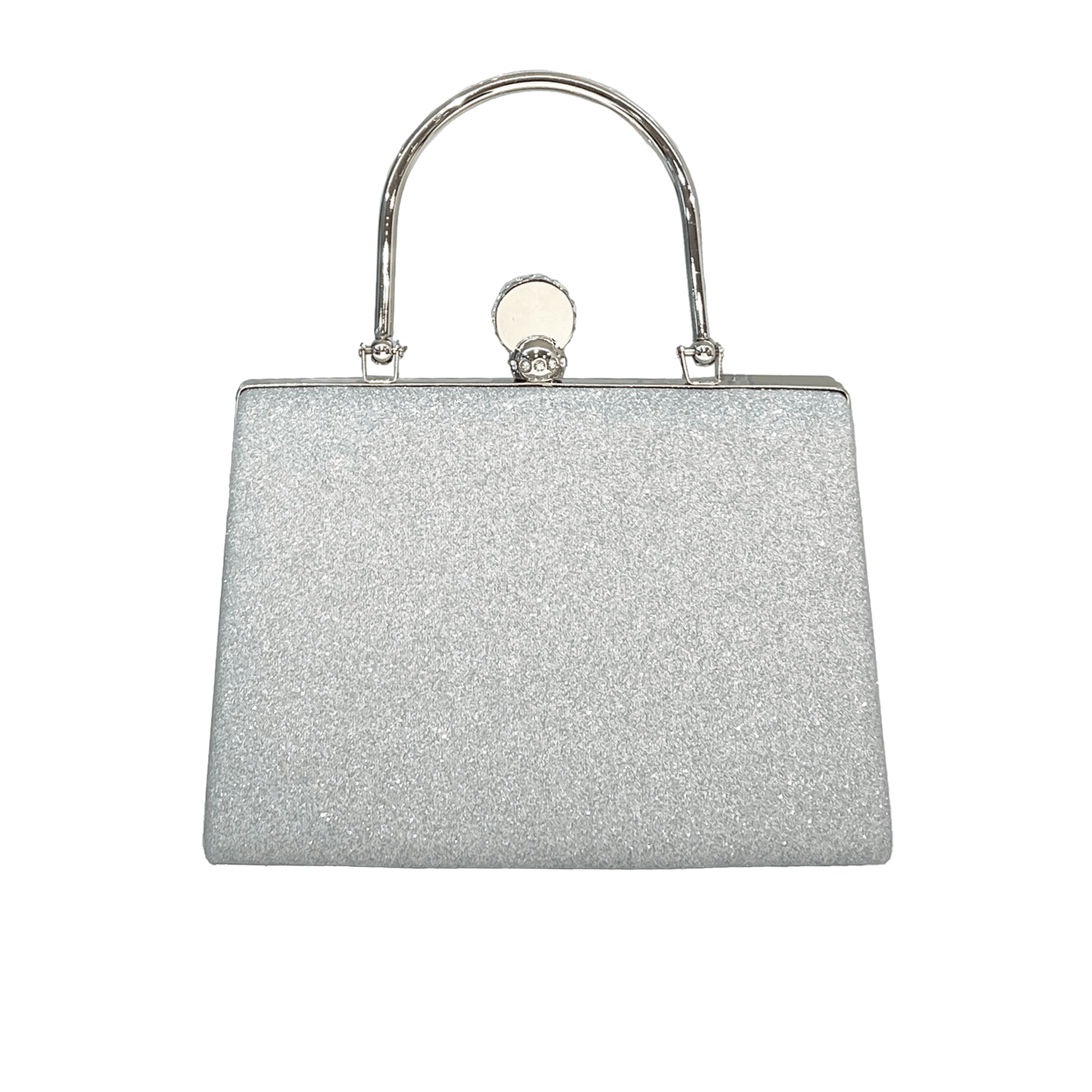 Silver clutch shop bag nz
