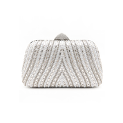 Clara Clutch Bag - Silver