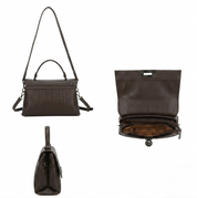 Willow Top Handle Bag - Coffee