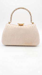 Dana Clutch Bag - Apricot