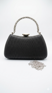Dana Clutch Bag - Black
