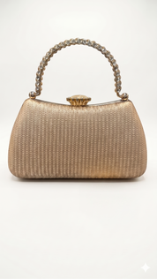 Dana Clutch Bag - Gold