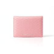 Daniel Leather Card Wallet - Light Pink