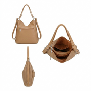 Dolly Convertible Shoulder Bag - Tan