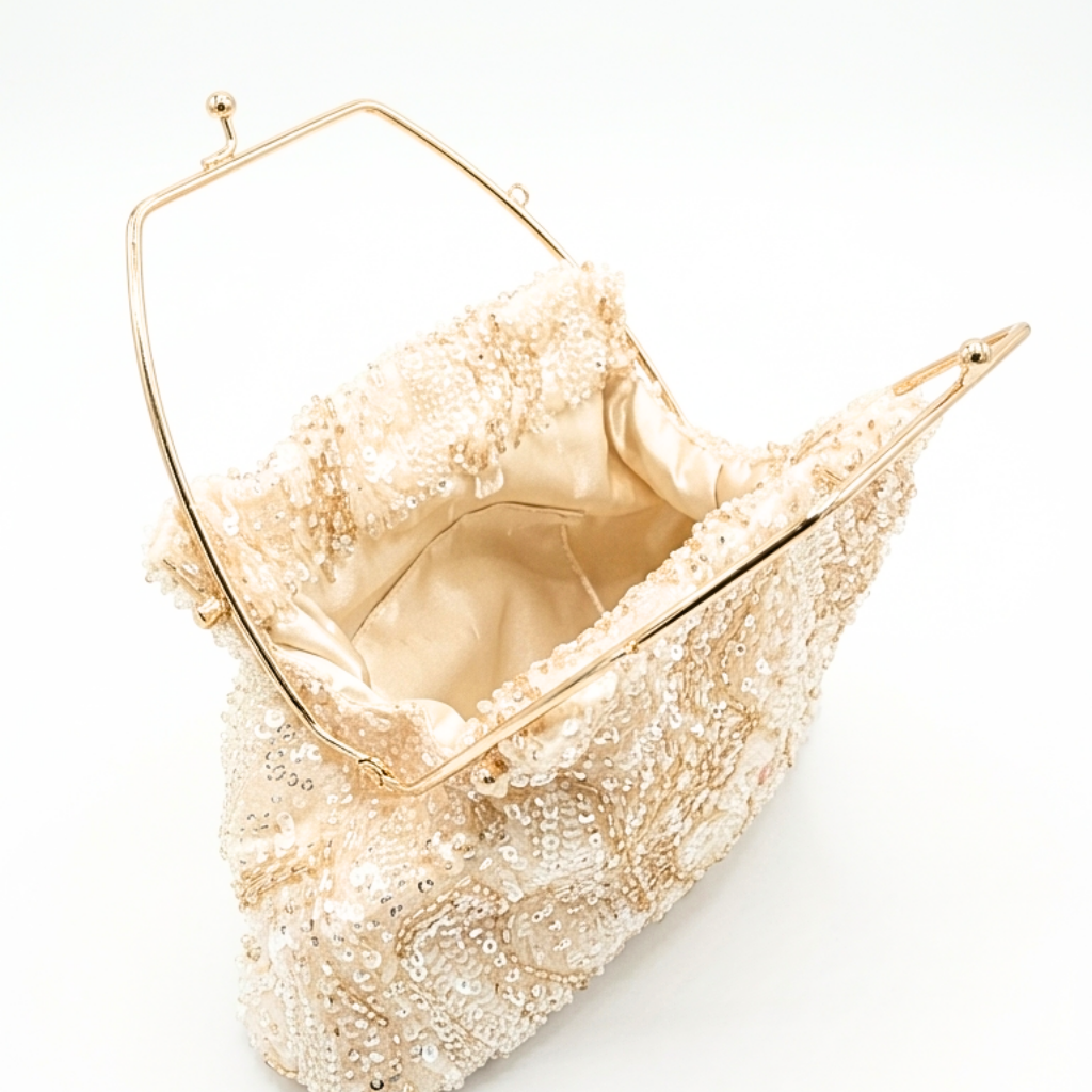 Esme Clutch Bag - Gold