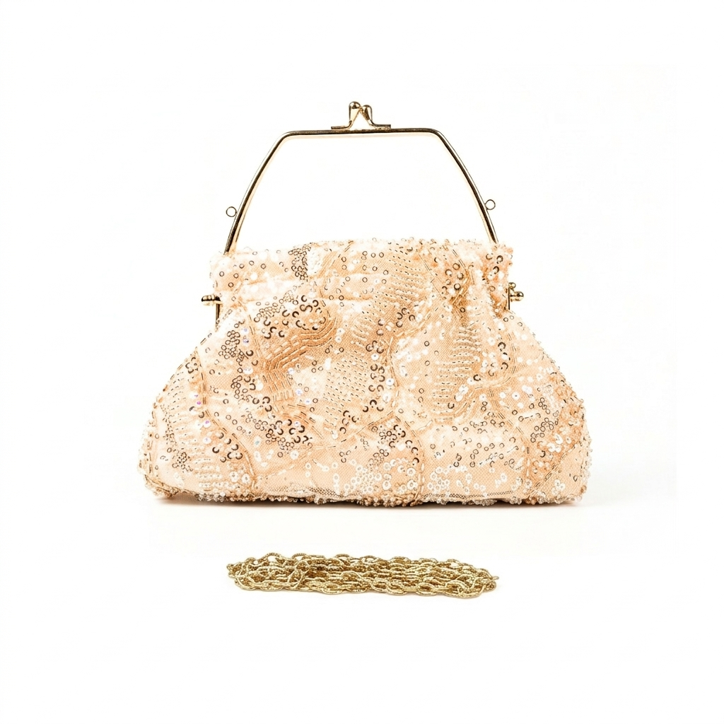 Esme Clutch Bag - Gold