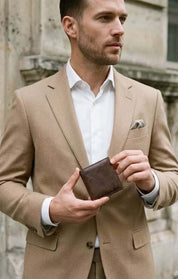 Greyson Leather Wallet - Coffee