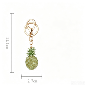 Crystal Pineapple Bag Charm