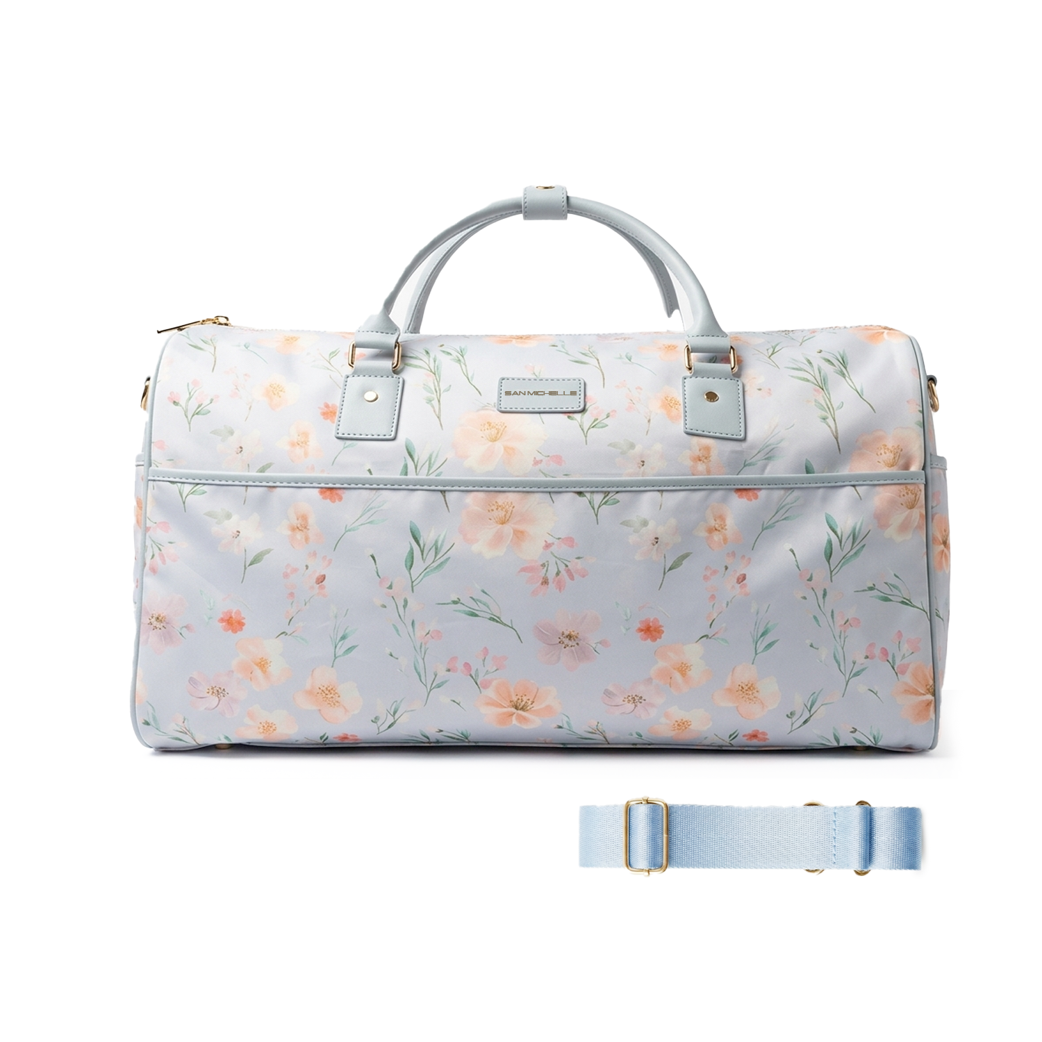 Flora Duffel Bag - Blue