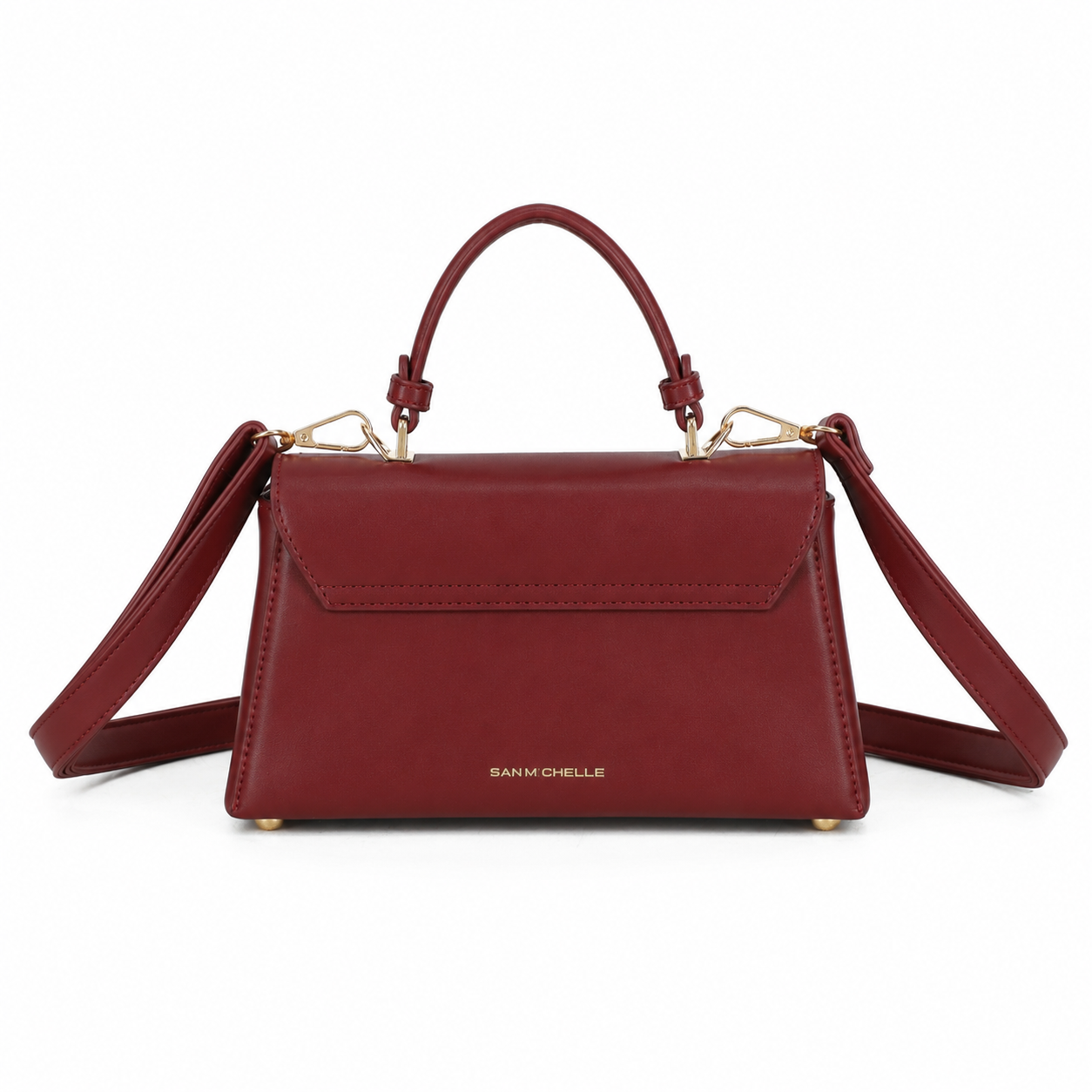 Genevieve Top Handle Bag - Red