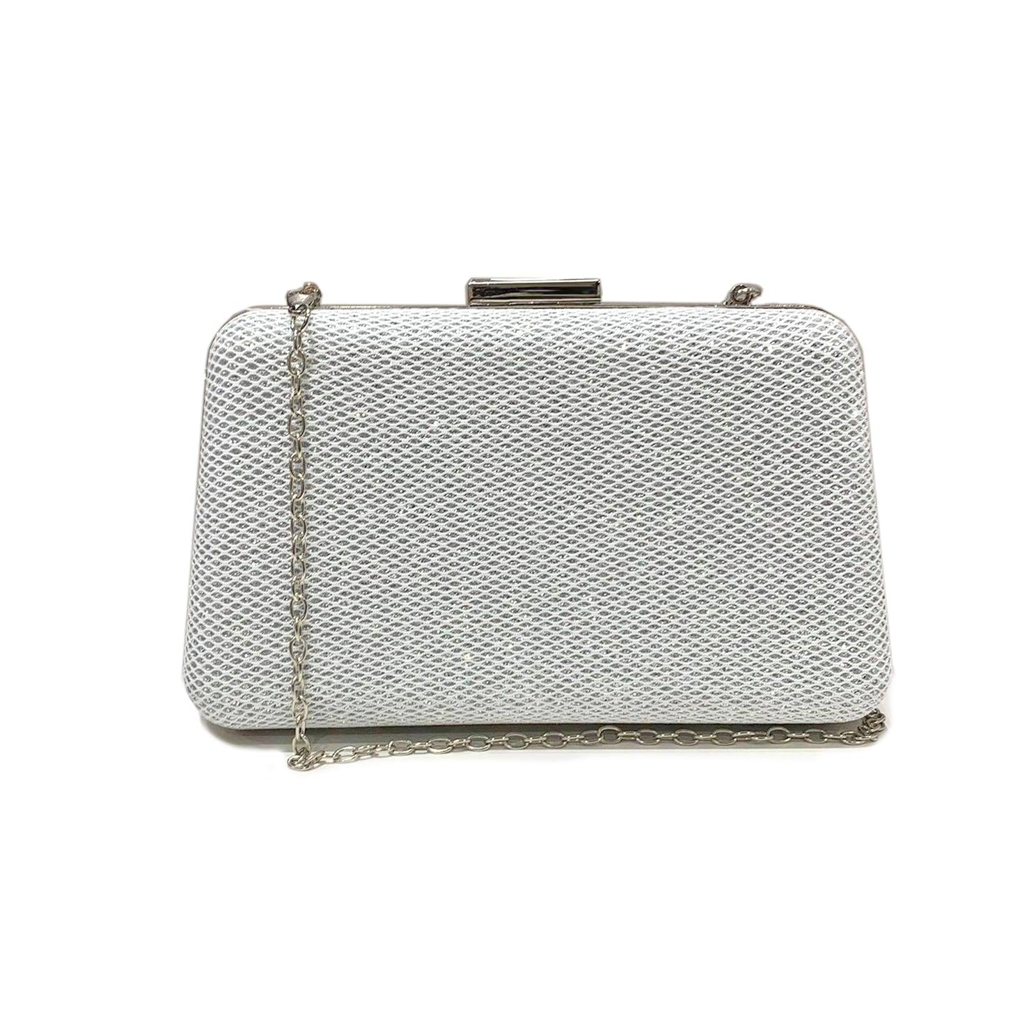Glitter Hard Clutch Bag - San Michelle Bags suitcase nz