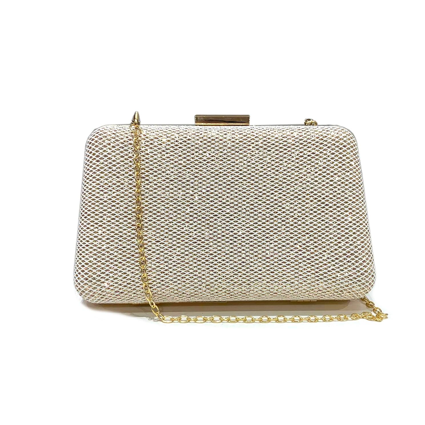 Glitter Hard Clutch Bag – San Michelle Bags - Main Image