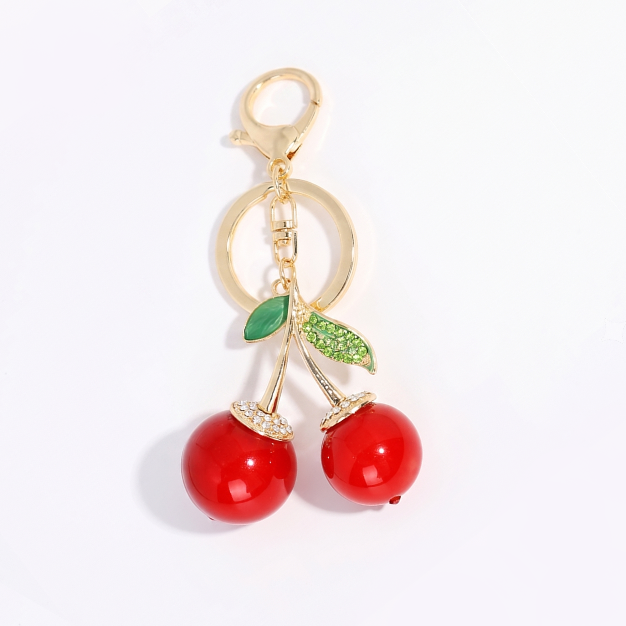 Glossy Cherry Bag Charm