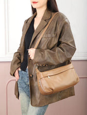 Claudette Soft Leather Crossbody Bag