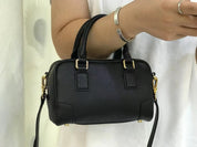 Clara Leather Mini Duffle Bag