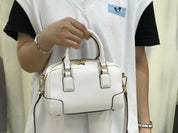 Clara Leather Mini Duffle Bag