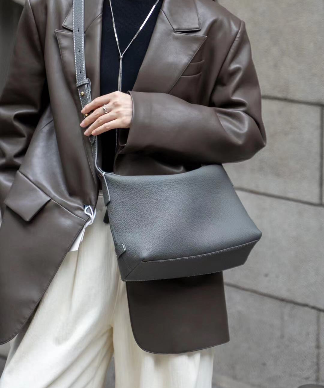 Rosie Leather Shoulder Bag