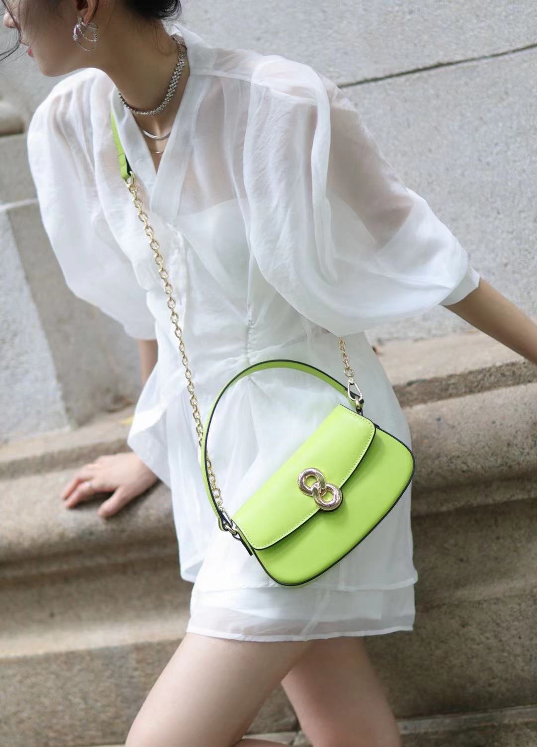 Kristine Small Leather Crossbody Bag