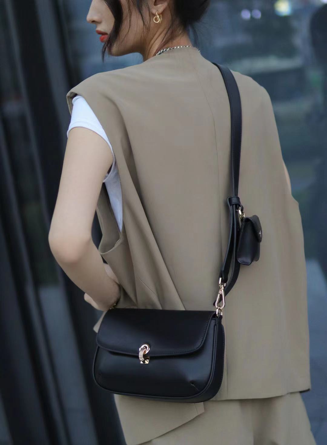 Abby Leather Crossbody Bag