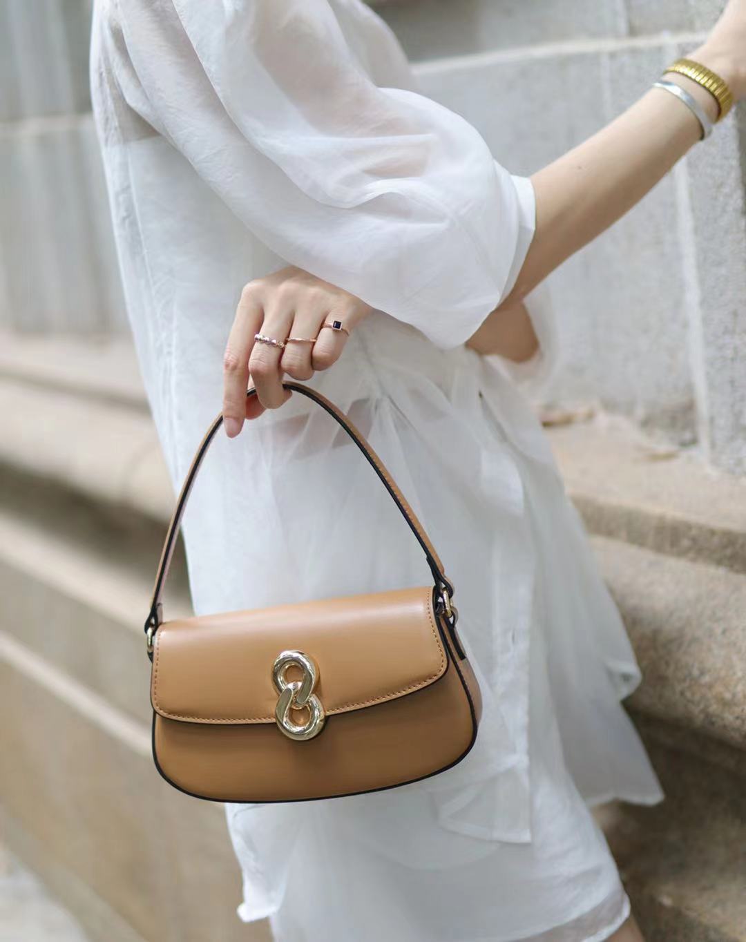 Kristine Small Leather Crossbody Bag