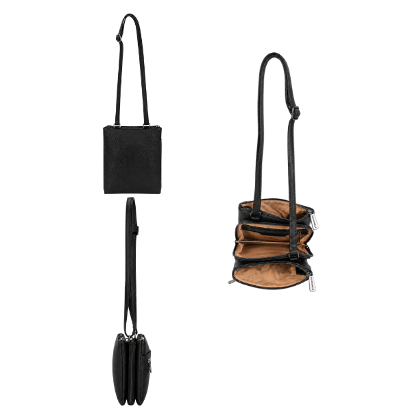 Ina Crossbody Bag - Black
