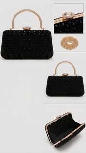 Julia Clutch Bag - Black
