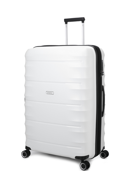 White top it suitcase