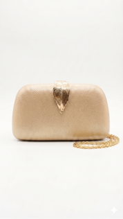 Laura Clutch Bag - Gold