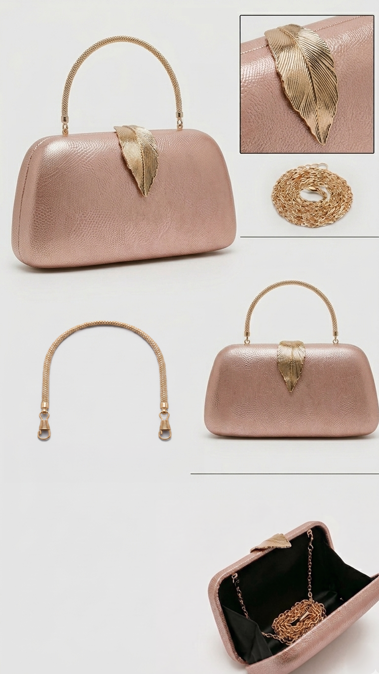 Laura Clutch Bag - Pink