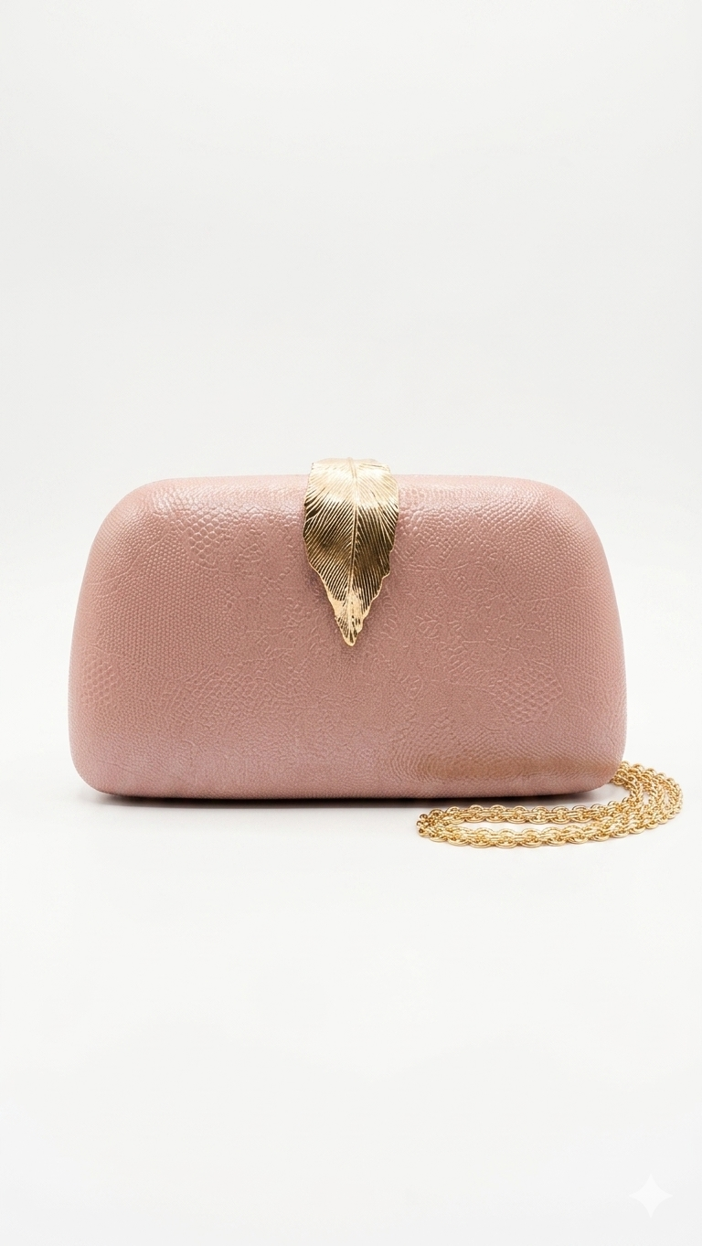 Laura Clutch Bag - Pink