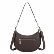 Laura Leather Crossbody Bag - Coffee