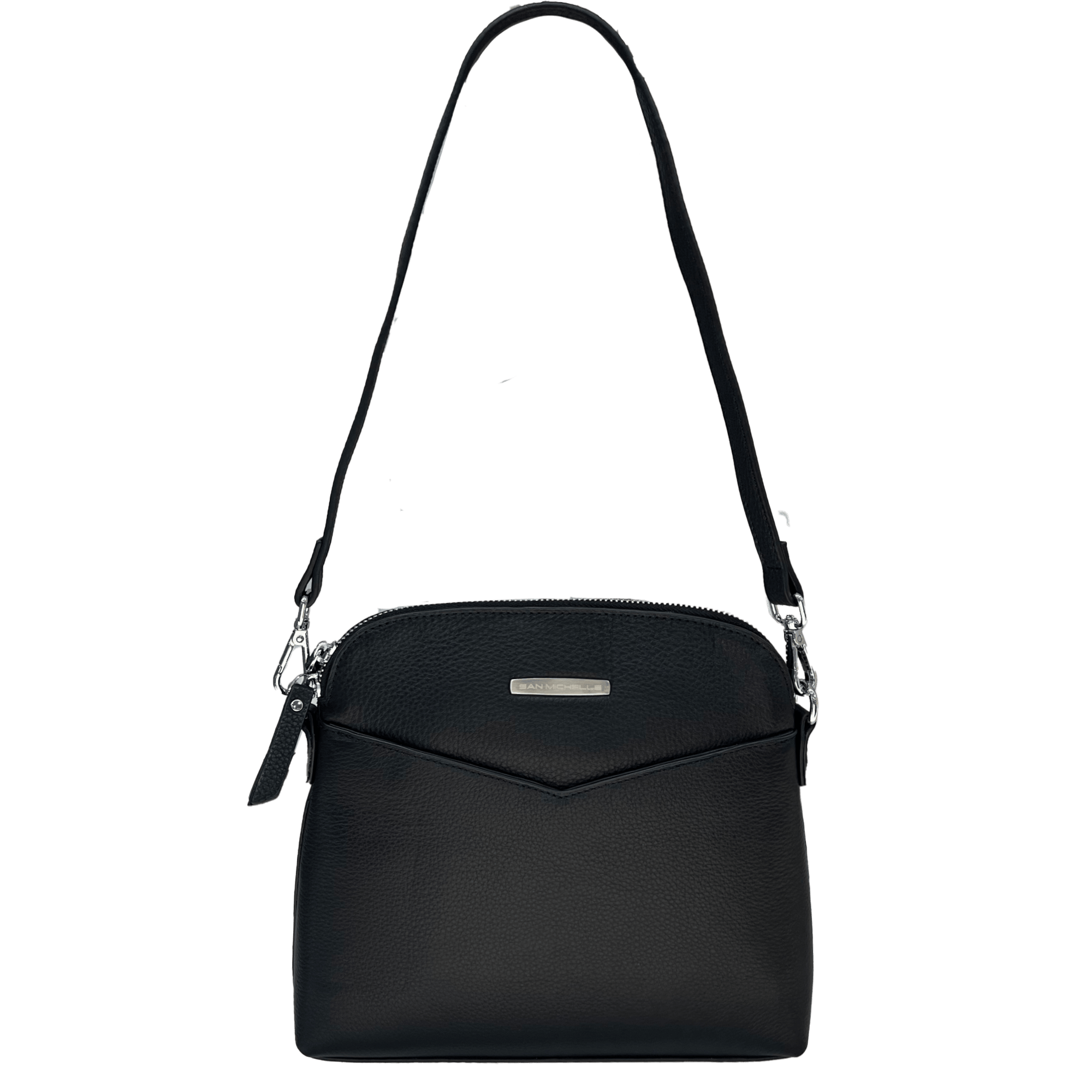 Black Betty Leather Crossbody Bag (small) | Felt