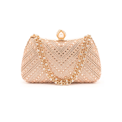 Luna Clutch Bag - Rose Gold