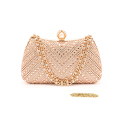 Luna Clutch Bag - Rose Gold